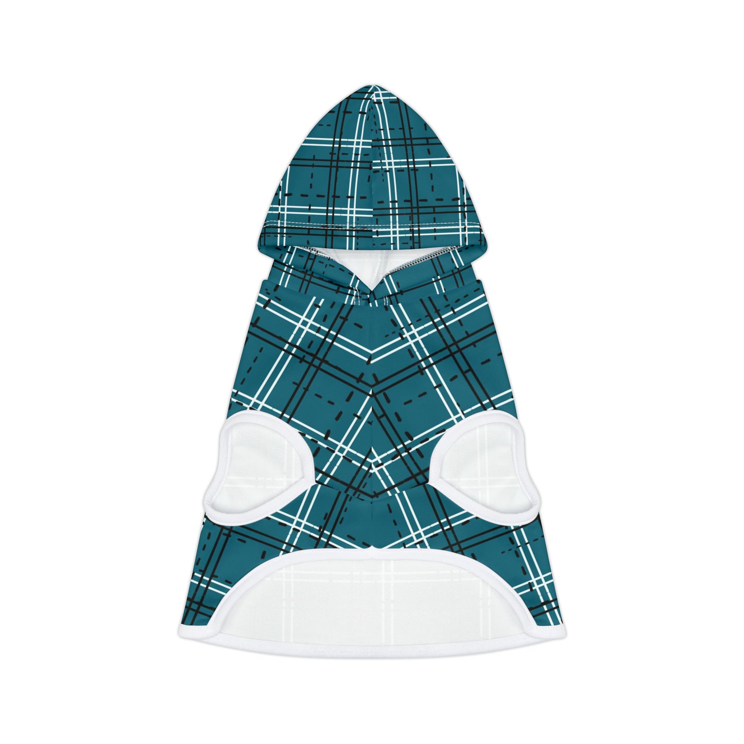 Plaid Dog Hoodie | Small Breeds