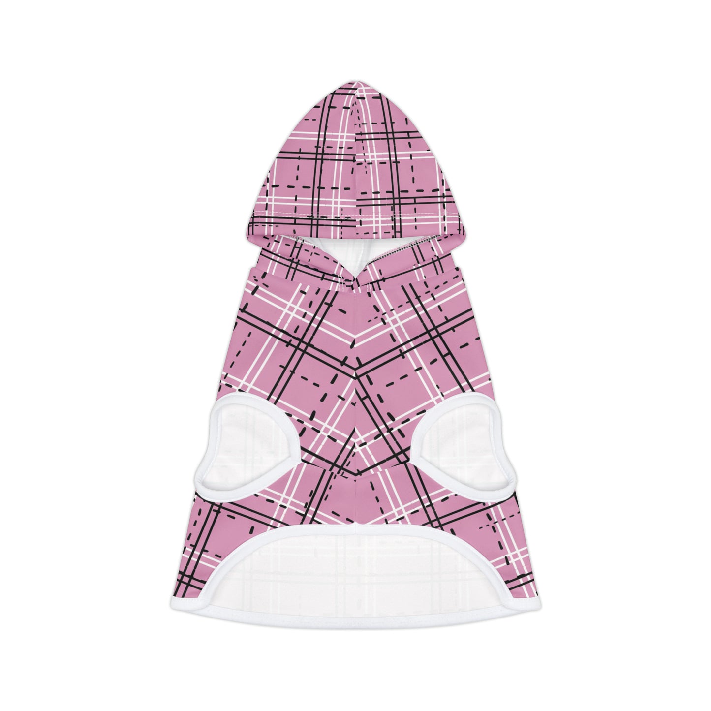 Plaid Dog Hoodie | Small Breeds